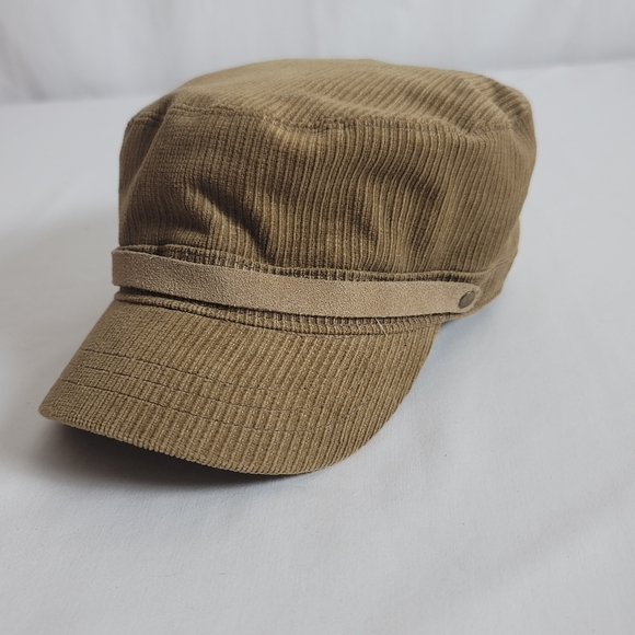 Lids Corduroy Newsboy Cabbie Hat Women's Small/Medium - Picture 1 of 4